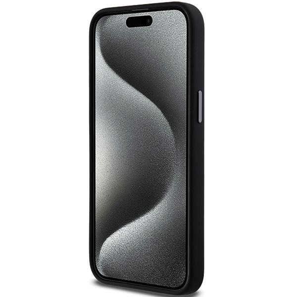Dkny Dkhcp15Lsmcbsk Iphone 15 Pro6.1 Czarny/Black Hardcase Liquid Silicone Metal Logo