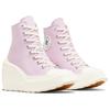 Converse Chuck 70 De Luxe Wedge Comfortable High-Top Canvas Shoes Women Sneaker Purple White Black A07584C