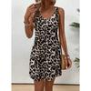 Casual Dames Sexy Luipaardprint Mouwloze Jurk Zomerjurken Voor Dames Hawaïaanse Vakantie Boheemse Stijl Jurk Y2k Kleding T-shirt