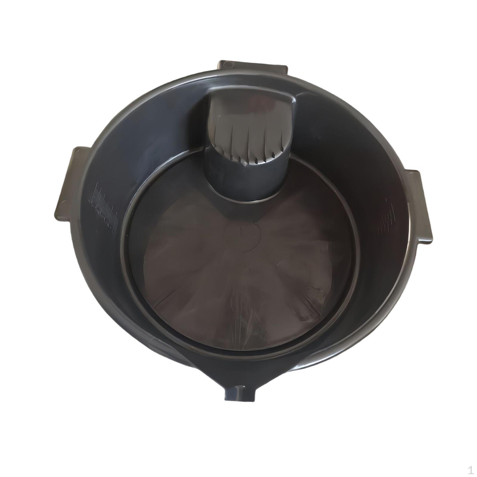 

Car Oil Drain Pan Container 6L Portable Multifunction Sturdy Holder Collection Tray for