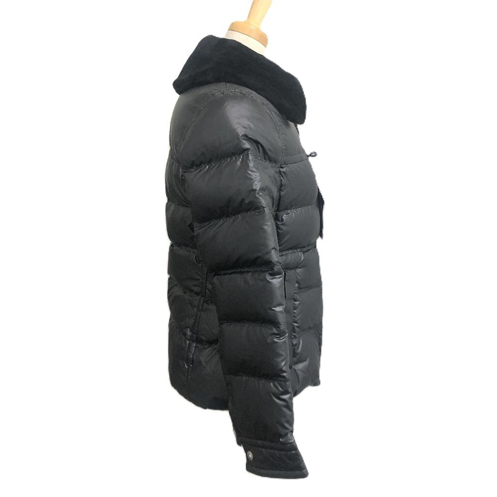 PRADA 290796 22AW triangle plate Apparel Outerwear with Fur Down jacket Unused