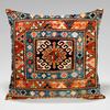 National style retro Persian pattern throw pillow cover with short plush print for living room sofa decoration cushion cover