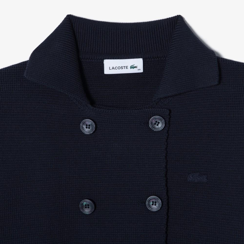 Lacoste Women's Double Jacket-Style Cardigan AF190E-56GHDE