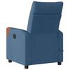 Massage Chair Blue Fabric