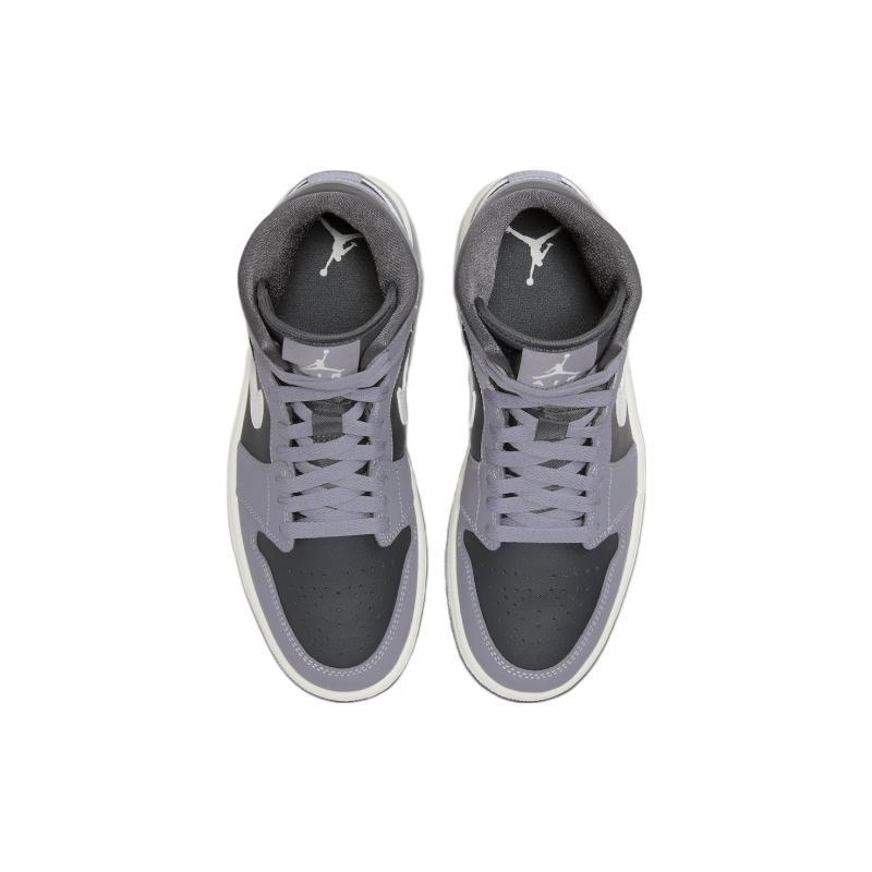 Air Jordan 1 Mid 'Cement Grey' Women's Jordan BQ6472-022