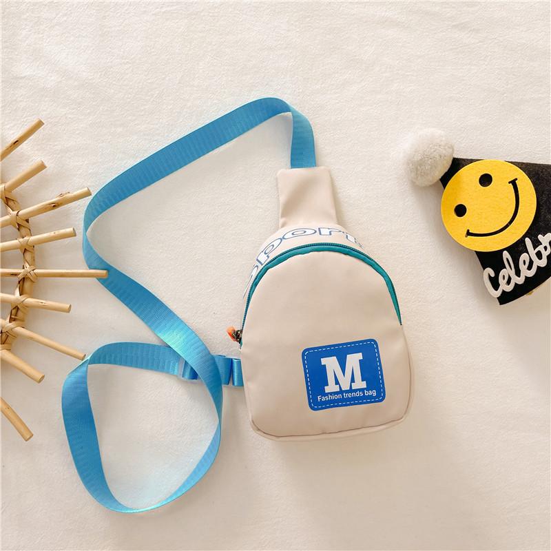

Letter Kids Casual Design Canvas Crossbody Bag For Daily Travel And Play белый