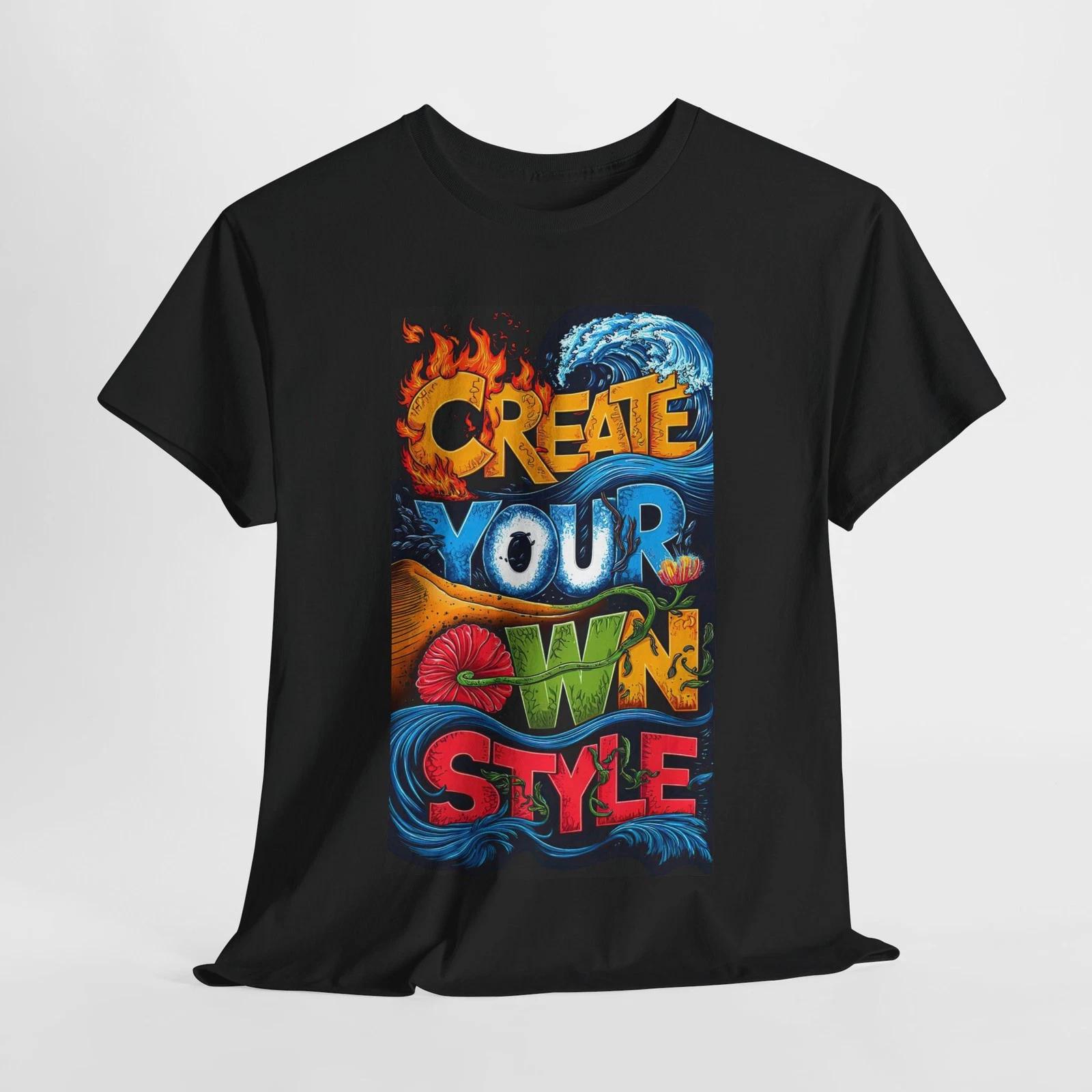 

Creative Style Unisex Heavy Cotton Tee, Graphic T-Shirt for Artists, [...] 2XL