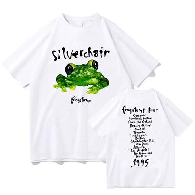Silverchair Frogstomp 1995 T-shirts met korte mouwen, dames/heren, katoenen T-shirt, hiphop, streetwear, zomer, casual, unisex, gothic-T-shirts