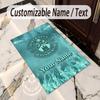 Crystal Velvet Rug Hibernian FC Print Custom Name Text Floor Mat Home Decor