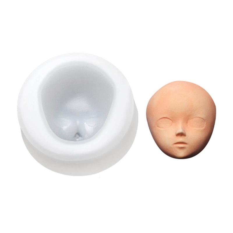 Menschliches Gesicht 3D Puppe Epoxidharz Form Aromatherapie Gips Silikonform DIY Bastelartikel Ornamente Dekoration Gießwerkzeuge