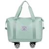 Expandable Waterproof Travel Bag with Universal Wheels – Large Capacity for Business, Student, or Maternity Use, Featuring Wet/Dry Separation