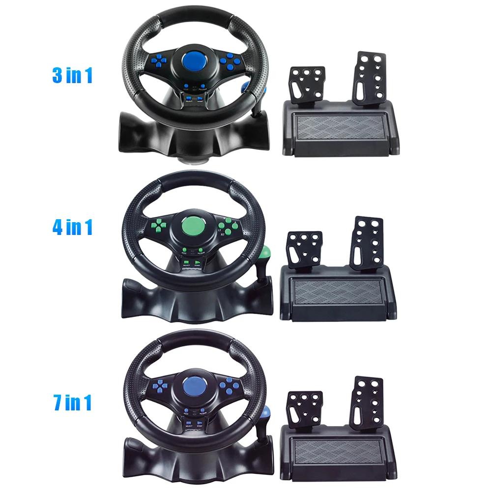 Racing Simulator Steering Wheel Vibration Controller Game Racing Steering Wheel for Nintendo Switch/xbox One/360/PS4/PS2/PS3/PC