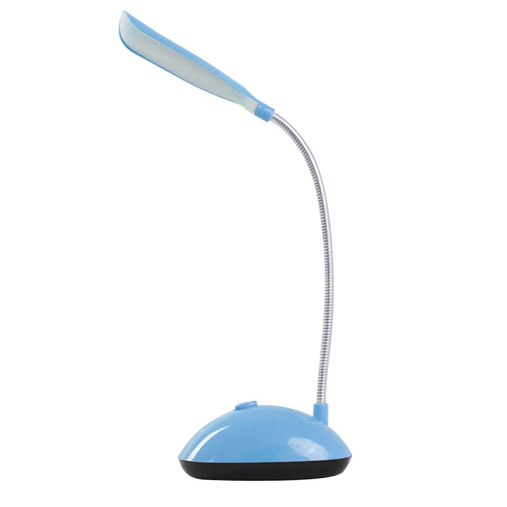 

LED Desk Lamp Foldable Bedside Reading Study Table Night Light for Childrens Battery Powered Desktop Light Decor синий