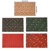 Extra Large 50x74cm Festival Gift Wrap 5 Sheets Sturdy Quality Reindeers Bell Designs Durable Surfaces
