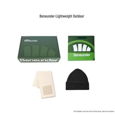 Under Bananen Vintervärme Mask & Handskar Set