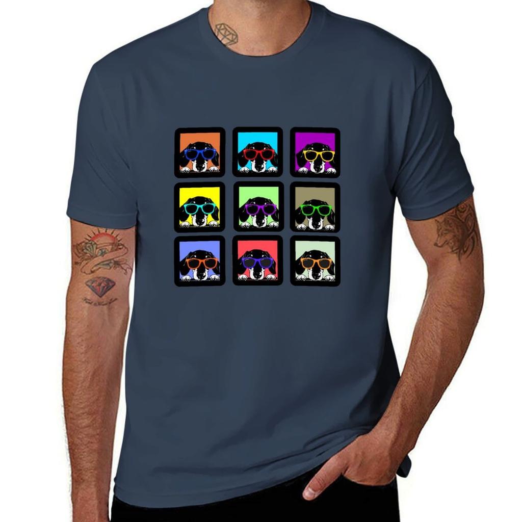 Retro Hot Dogs Dachshund TShirt Retro Graphic Print TShirt