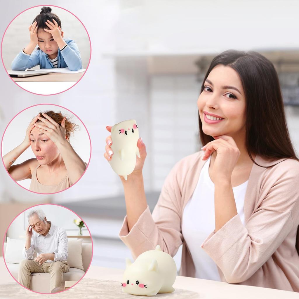 Stress And Cute Slow Toys, Release Stress Preferred Toys, Cute Cat Shape Toys