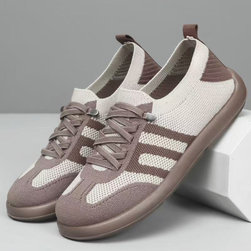 Shoes women's spring new fly-woven mesh soft-soled casual shoes retro German training shoes soft-soled women's shoes