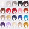 Universal Synthetic Colorful Short Natural Cosplay Wigs Men Hair Party Hairstyle Hair Extensions