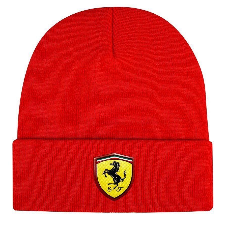 F1 Racing Team Enthusiast Men Women Casual Knitted Hat Autumn Winter Windproof Warm Cap For Ferrari F430 Stradale 458 488 599 FF