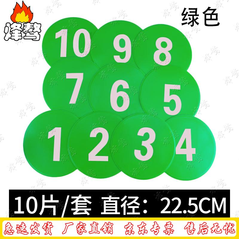 

Football Training Numbered Marker Discs Set