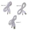 5V Power Cable USB 2.0 Male To 5.5mm X 2.5mm Male Power Cord for Router, LED Light,Speaker 1M/2M3M Cable
