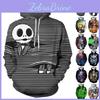Nightmare Before Christmas 3d Printed Hoodie Jacket Jack Sally Costume Style