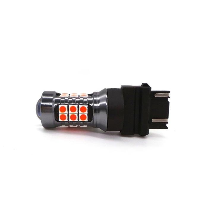 P27/7W Led 3157 12V Canbus 1400Lm Czerwona