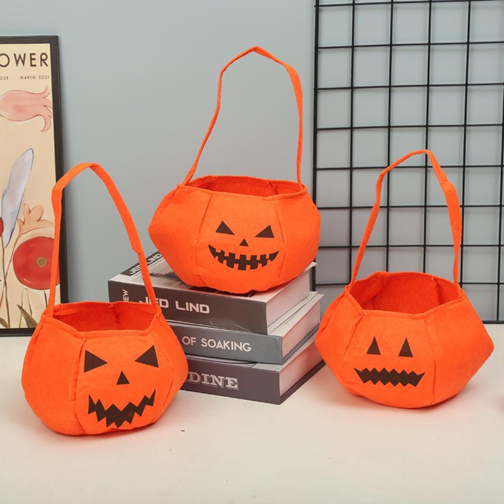 

Ghost Pumpkin Bag Gifts Pouch Pumpkin Candy Bag Creative Halloween Candy Bag Festival