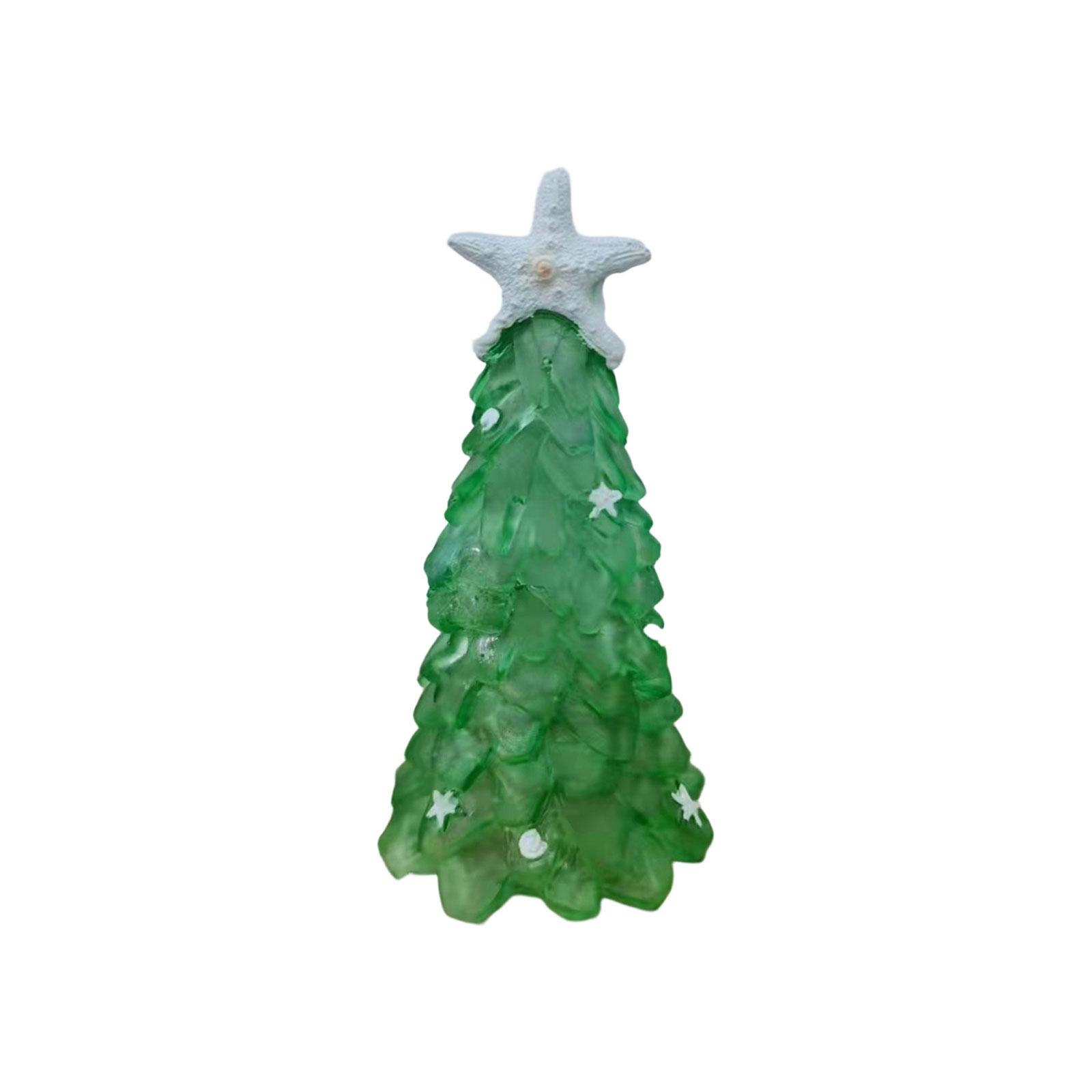 

Christmas Tree Ornaments, Resin Decorations One Size циан