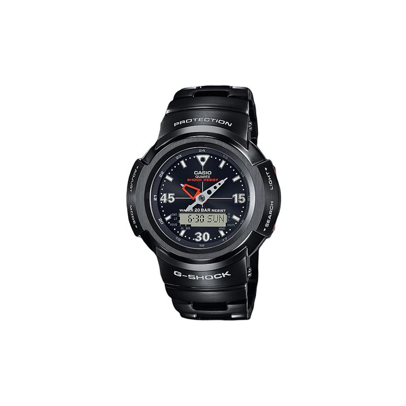 

Casio Fashionable Street Wireless Control Shockproof 200 Meters Waterproof Quartz Movement Stainless Steel Strap Japanese and Korean Watch AWM-500-1A чёрный