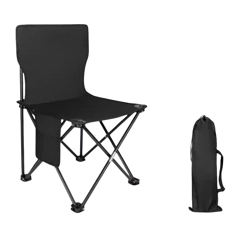 Portable Outdoor Folding Chair with Backrest for Camping, Art Sketching, and Fishing