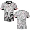Men's Brazilian Style Jesus Graphic Sports Jersey Unisex Street Trendy Breathable Short Sleeve Tees