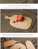 Beech Wood Cutting Board: Solid Wood for Bread, Fruit, Sushi - Ideal for Home or Restaurant Use