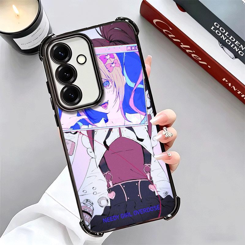Needy Girl Streamer Overload Soft Phone Case For Samsung A17 A27 A07 A37 A57 A16 A56 A15 A55 A14 A54 A13 A53 A26 A36 A25 A35 A24