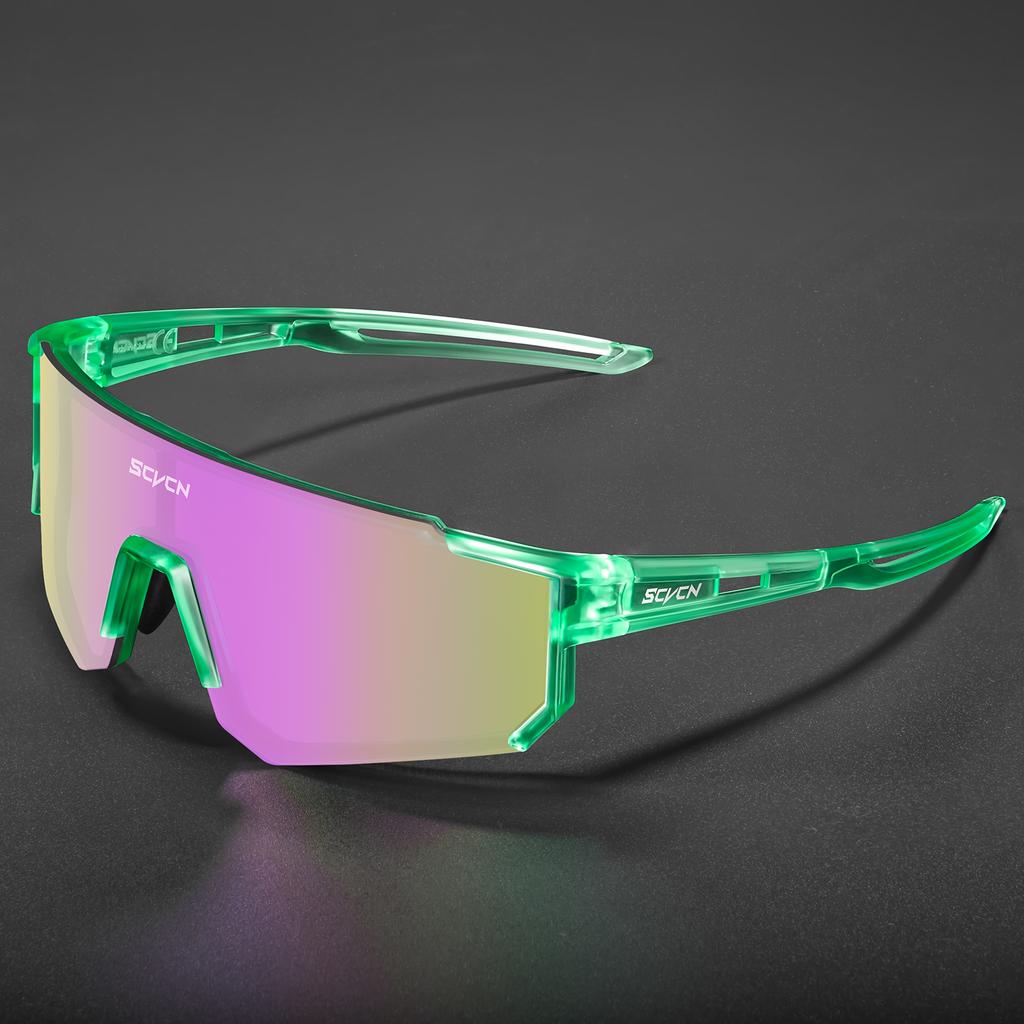 SCVCN Fashion Cycling Glasses Bike Baseball Sunglasses for Men UV400 Sports MTB Outdoor Goggles Bicycle Women Sunglasses Riding