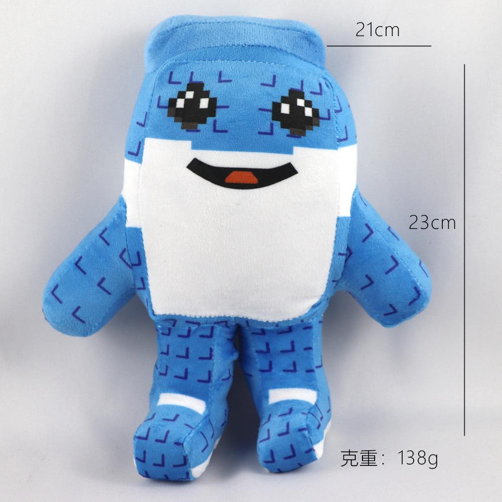 Nové Kradení Brainrot Esok Škola Plyšový Okolní Plyšový Roztomilý Kreslený Ne. 9 Dům Plyšová panenka Hráč Fanoušek Uklidňující dárek