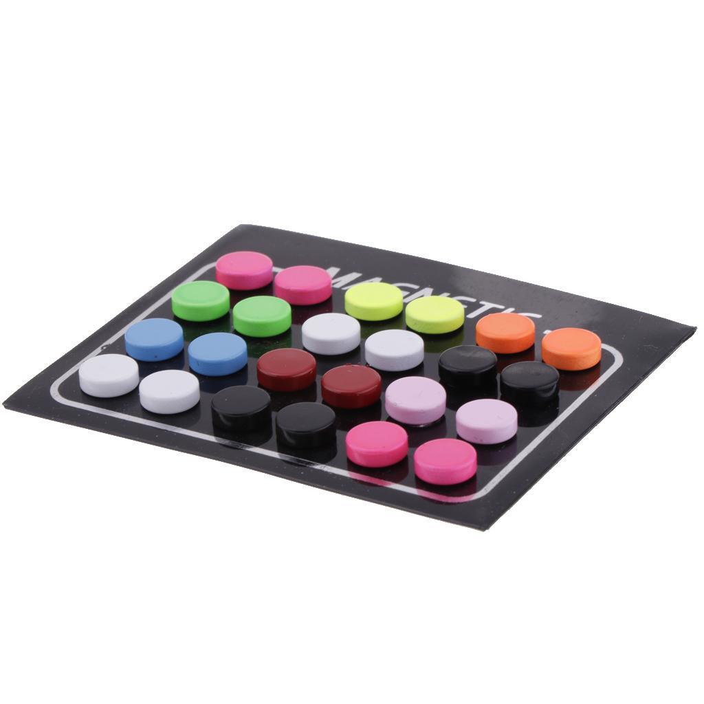 12 Paar Herren Damen Gemischte Farbe Magnetischer Clip-On Ohrstecker Ohne Loch Ohrring 8mm