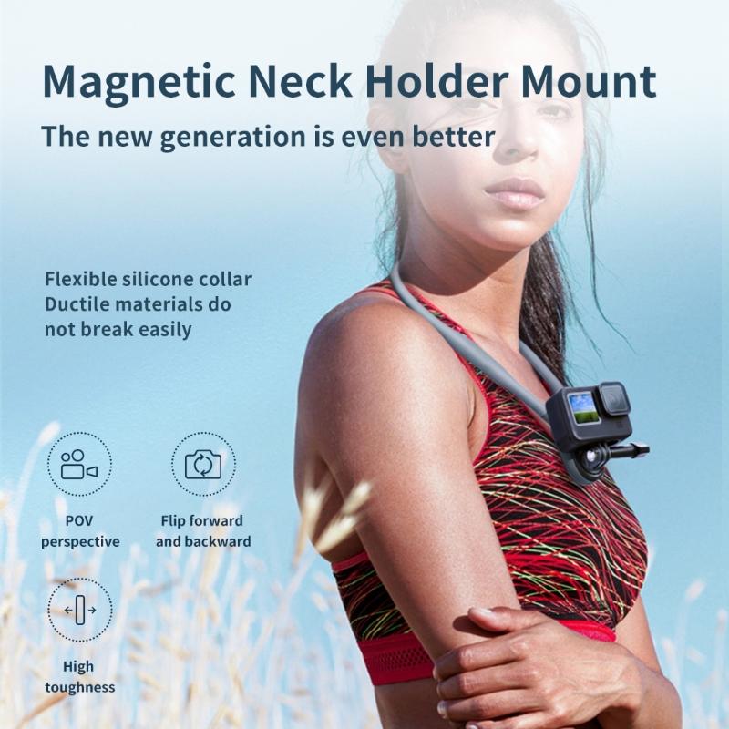 Tragbarer Lazy Handyhalter Ständer Point of View Vlog Smartphone Halterung für die meisten Actionkameras Handys