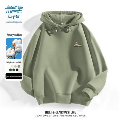 JEANSWEST LIFE Men's Printed Hooded Sweatshirt