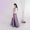 Zhiping Si Women's Tang Dynasty Hanfu: Beizi, Round-Neck Shirt & Eight-Panel Skirt