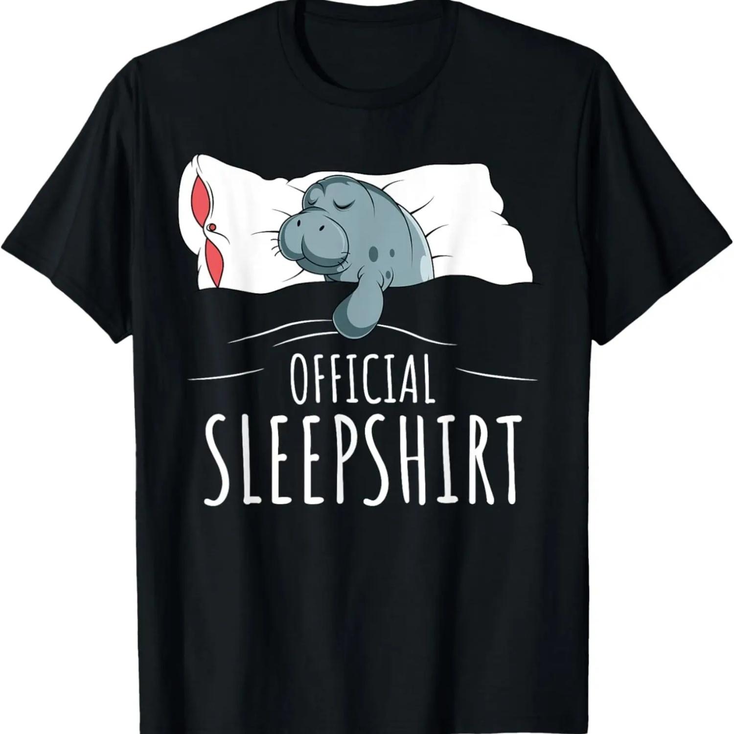 Manatee Official Sleepshirt T-Shirt S чёрный