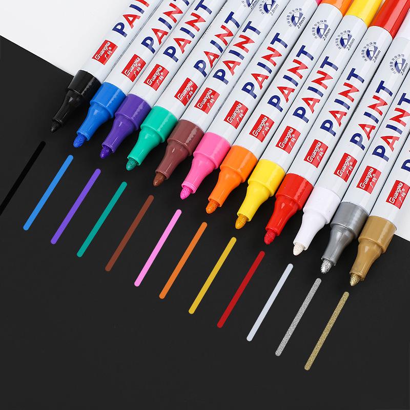 Guangna 2.8mm White Waterproof Oil-Based Touch-Up Paint Pen