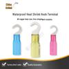 Waterproof Heat Shrink Hook Terminal, Insulated Brass Crimp Connector, 1.5-2.5mm²