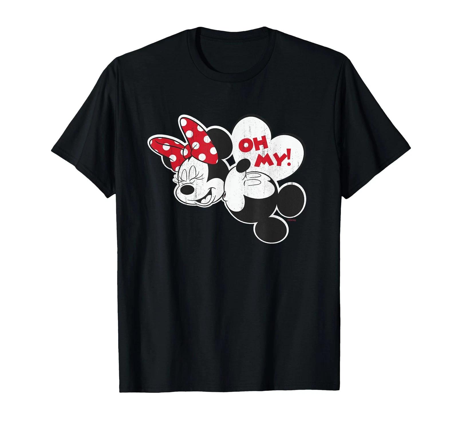 Disney Mickey & Minnie Mouse Oh My! Kiss Valentine S Day T-Shirt_ M