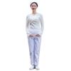 Nurse Maternity Work Pants - Adjustable Belly Support, Elastic Waist, Women's Plus Size, Available In White, Pink, Blue