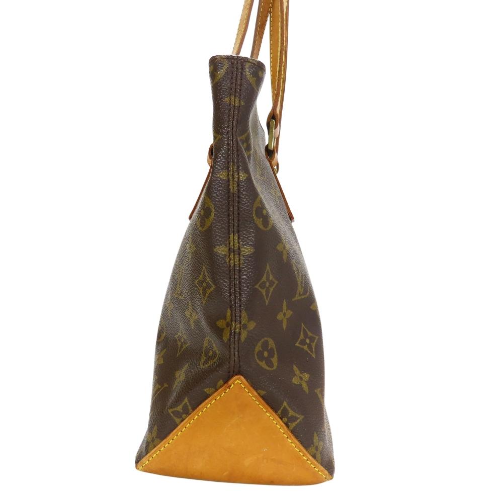 Used LOUIS VUITTON Tote Bag Hippo piano M51148 Monogram/Nume leather Brown Popular