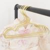 Luxury Gold Aluminum Baby Clothes Hanger - Small, Lightweight, Metal Rack for Children's Clothes