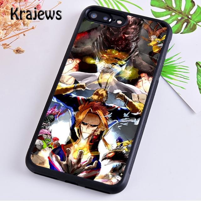 Krajews Boku no My Hero Academia Soft Phone Case Cover For iPhone 14 5 6s 7 8 plus X XR XS 11 12 13 pro max Samsung S21 S22ultra