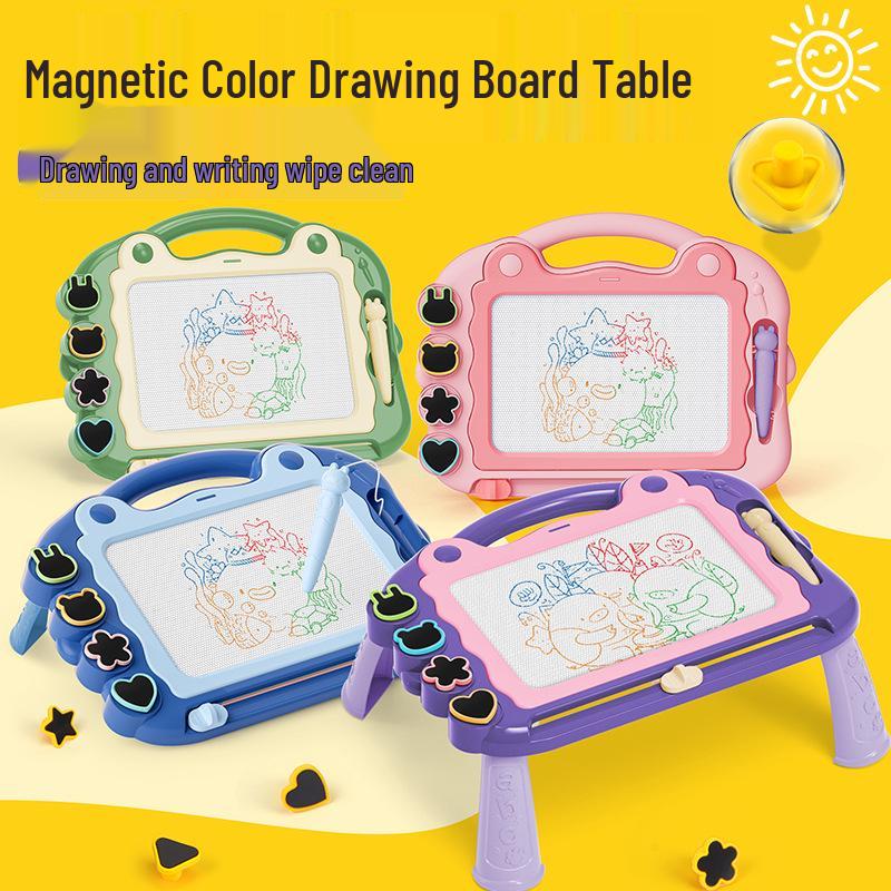 Colorful Magnetic Drawing Board for Kids - Detachable Writing & Graffiti Tool for Kindergarten Learning